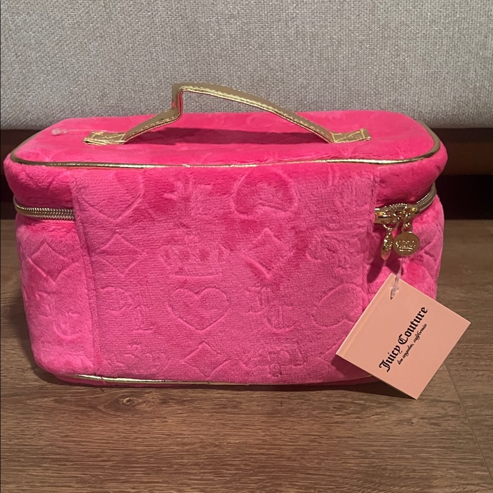 Juicy Couture Pink and Gold Cosmetic Bag - Picture 3 of 6